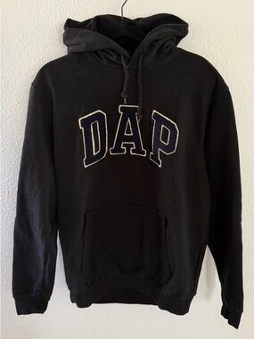 GAP “DAP” Black Men's Pullover Hoodie